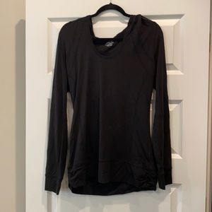 Black sweatshirt tunic. Size XL.